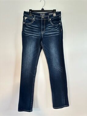Salvage Dark Wash Boys Jeans - Blue